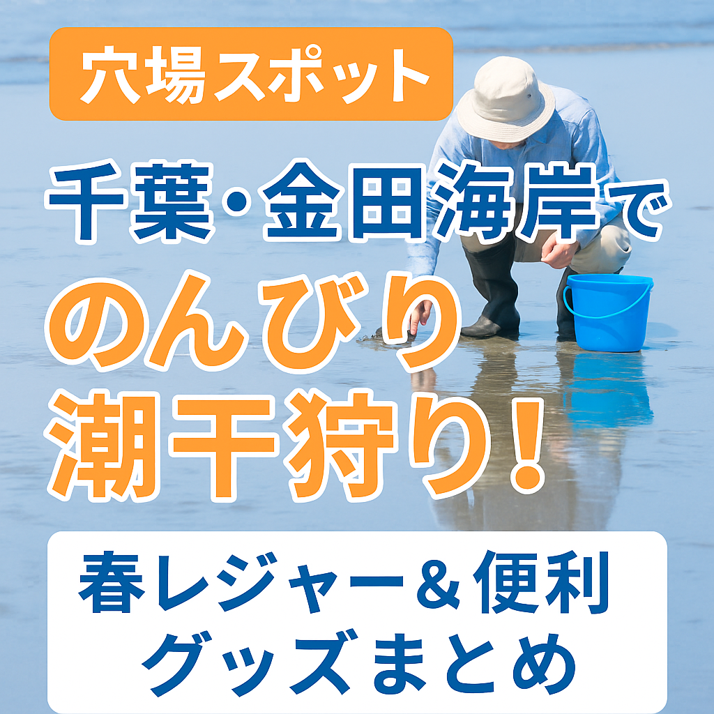 潮干狩り　千葉　金田海岸　穴場　よこブロ