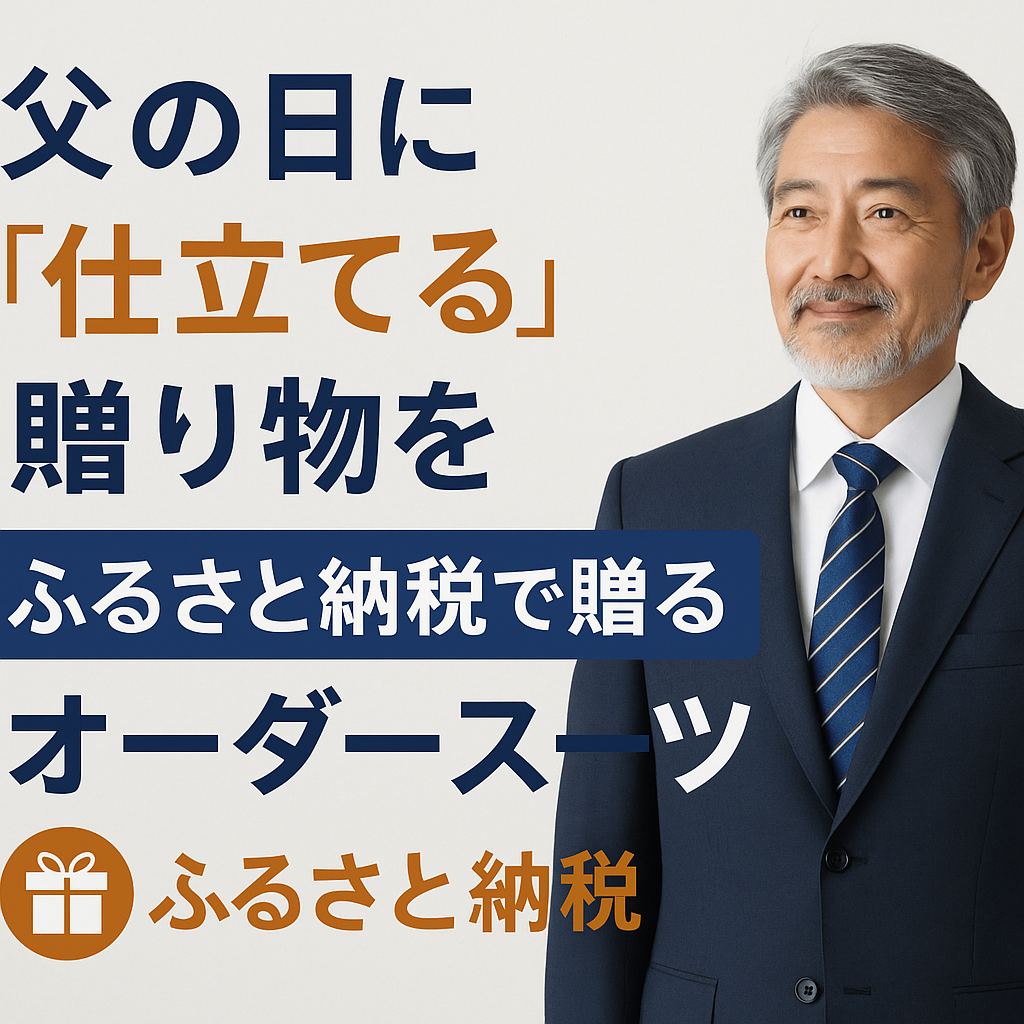 ふるさと納税　父の日　2025 スーツ　贈り物　仕立て　オーダー