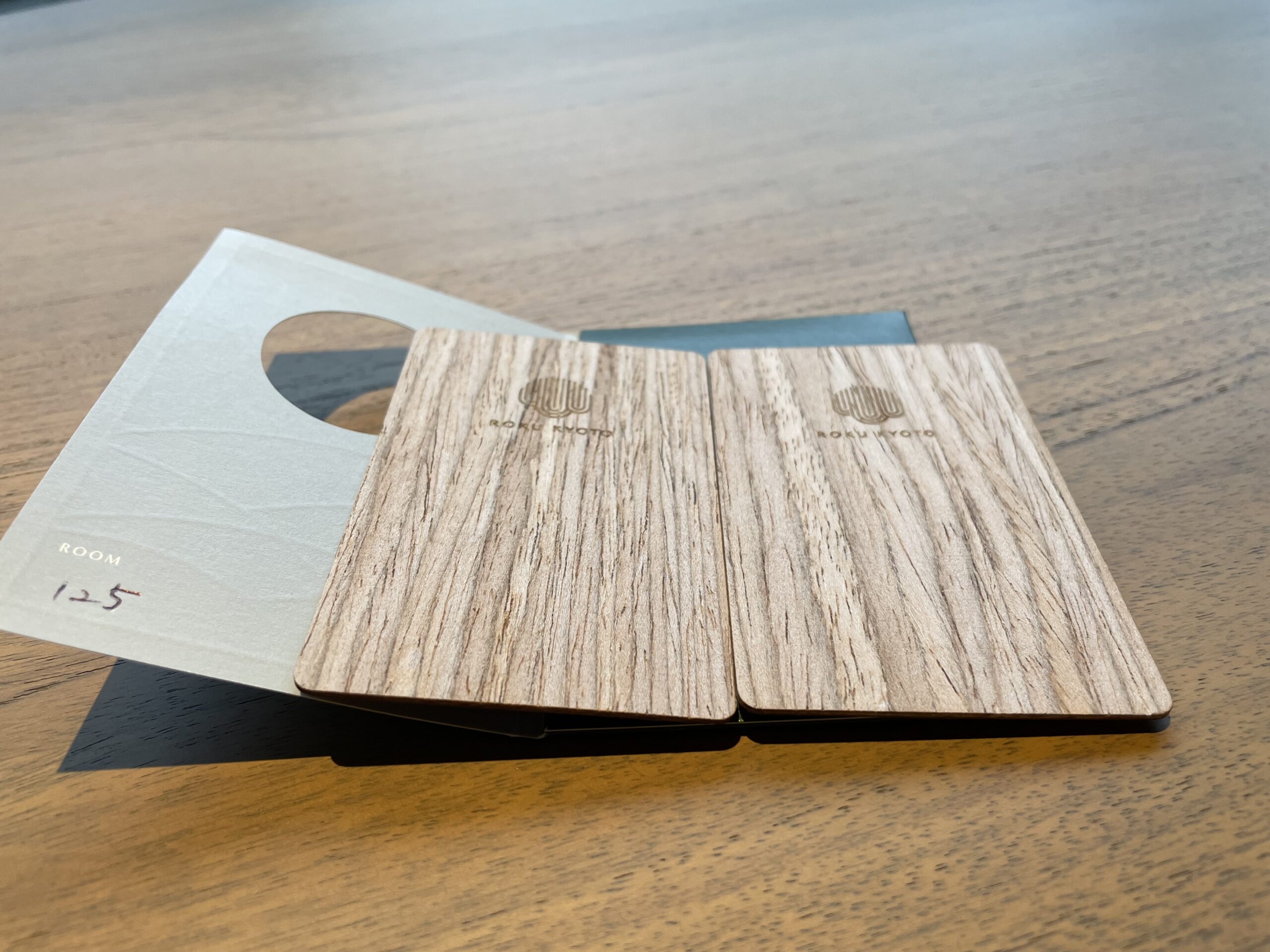 ロク京都 木製ルームキー