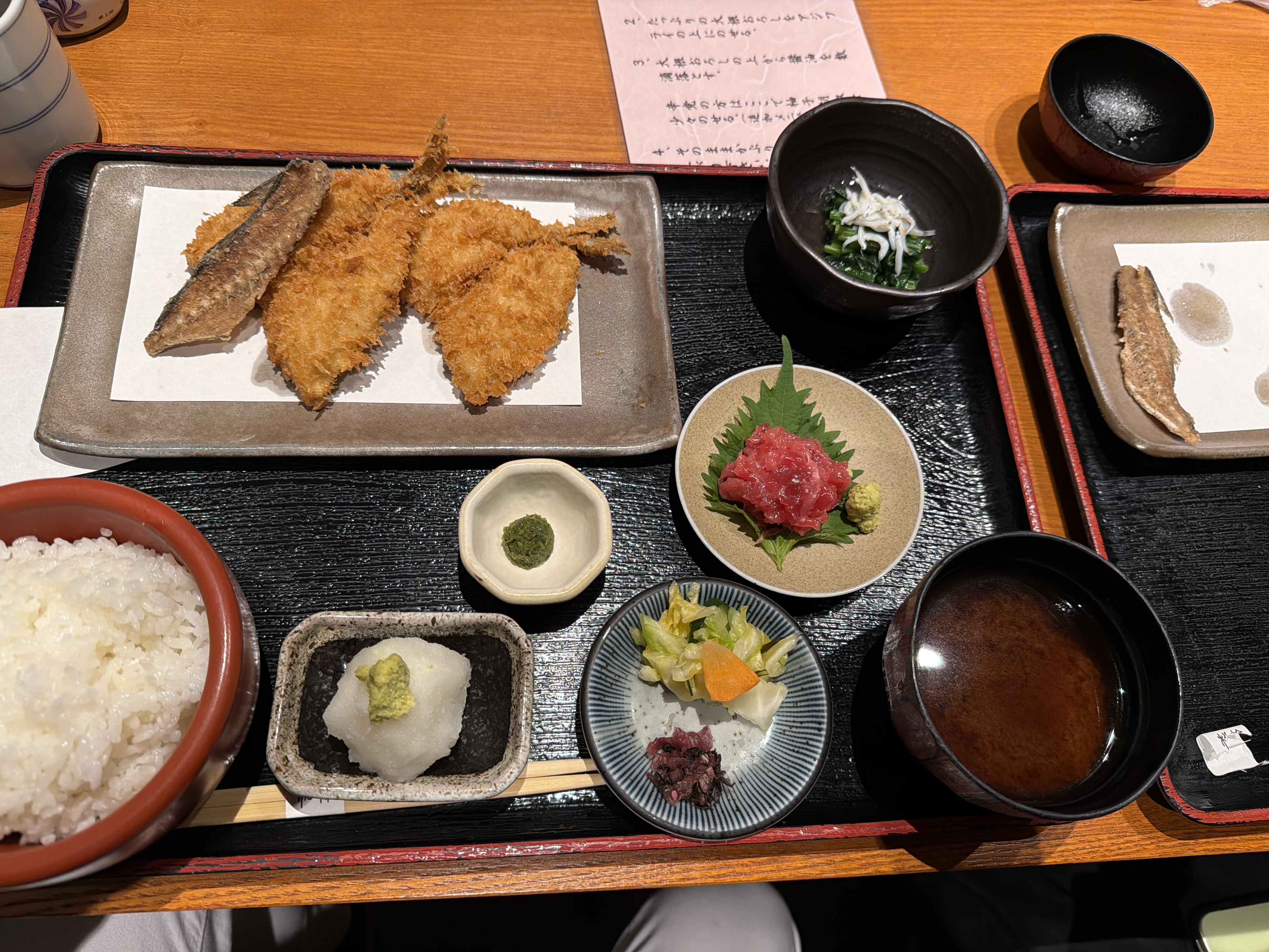 京ばし松輪 食事風景