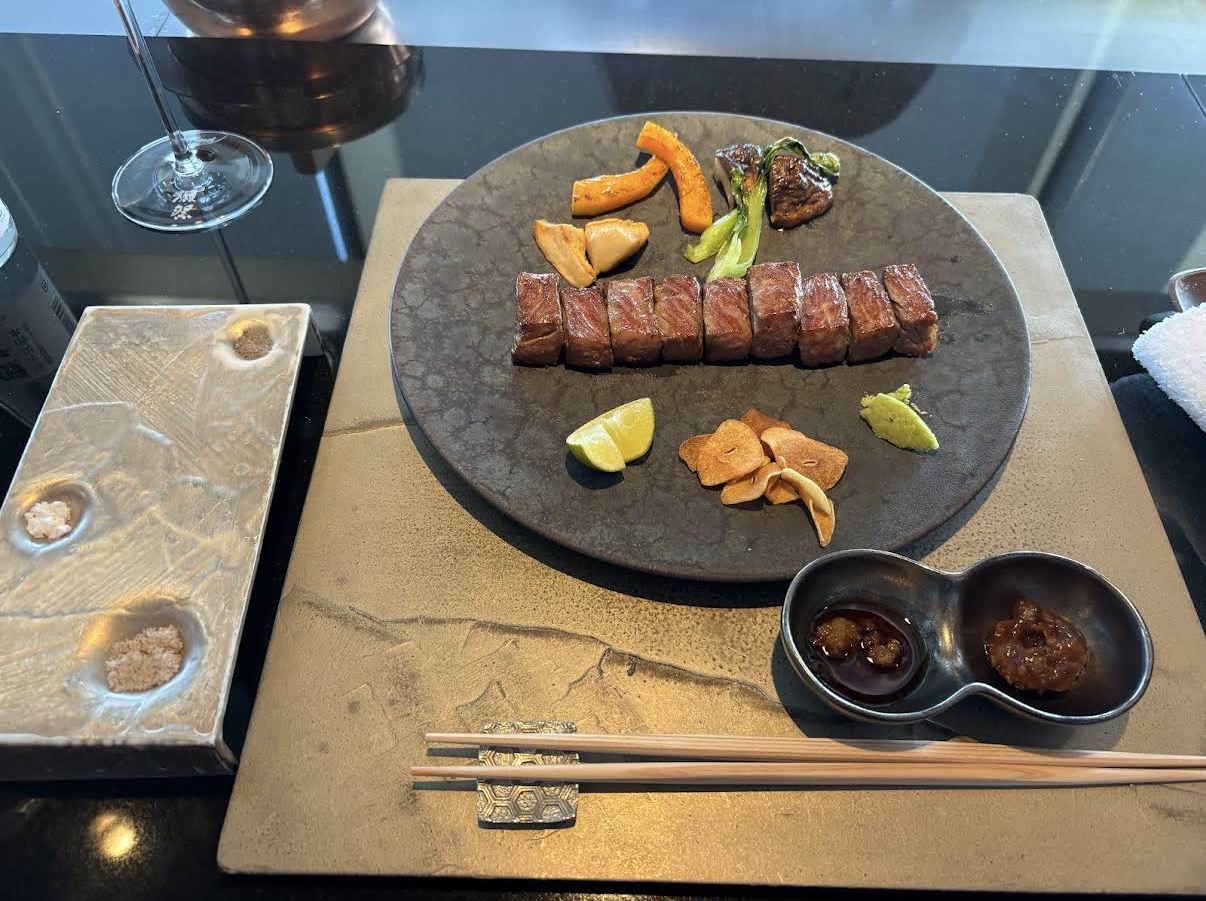 コンラッド大阪 蔵 鉄板焼き 和牛プレート