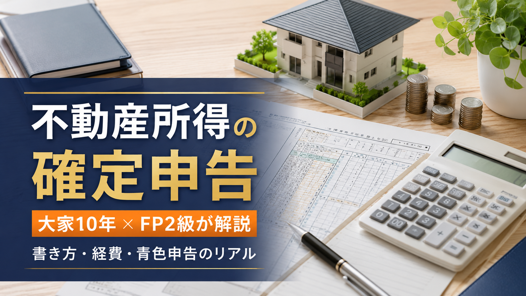 不動産所得の確定申告(大家10年×FP2級が解説)