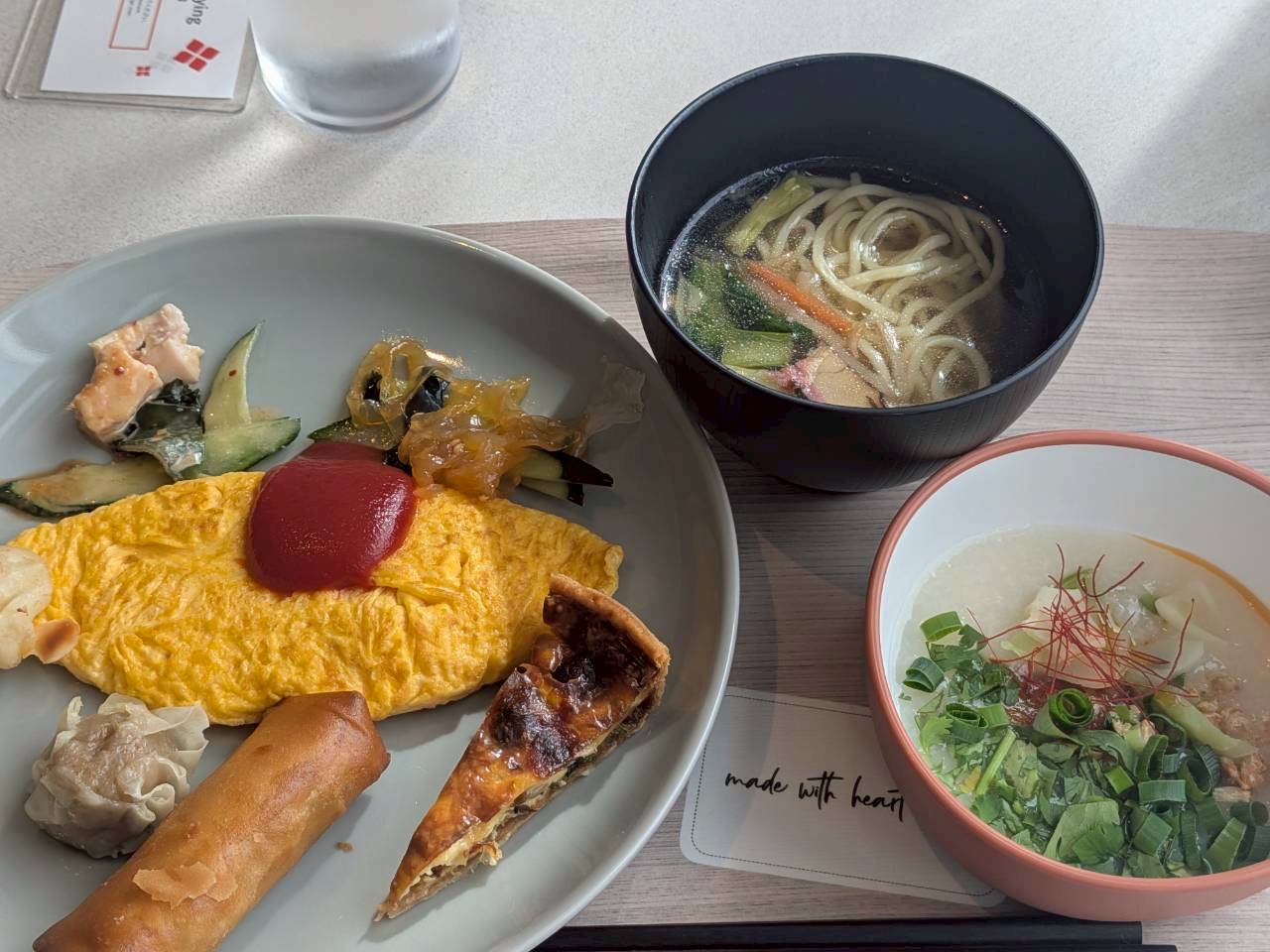 HGI横浜19F朝食 ビュッフェ盛り付け例