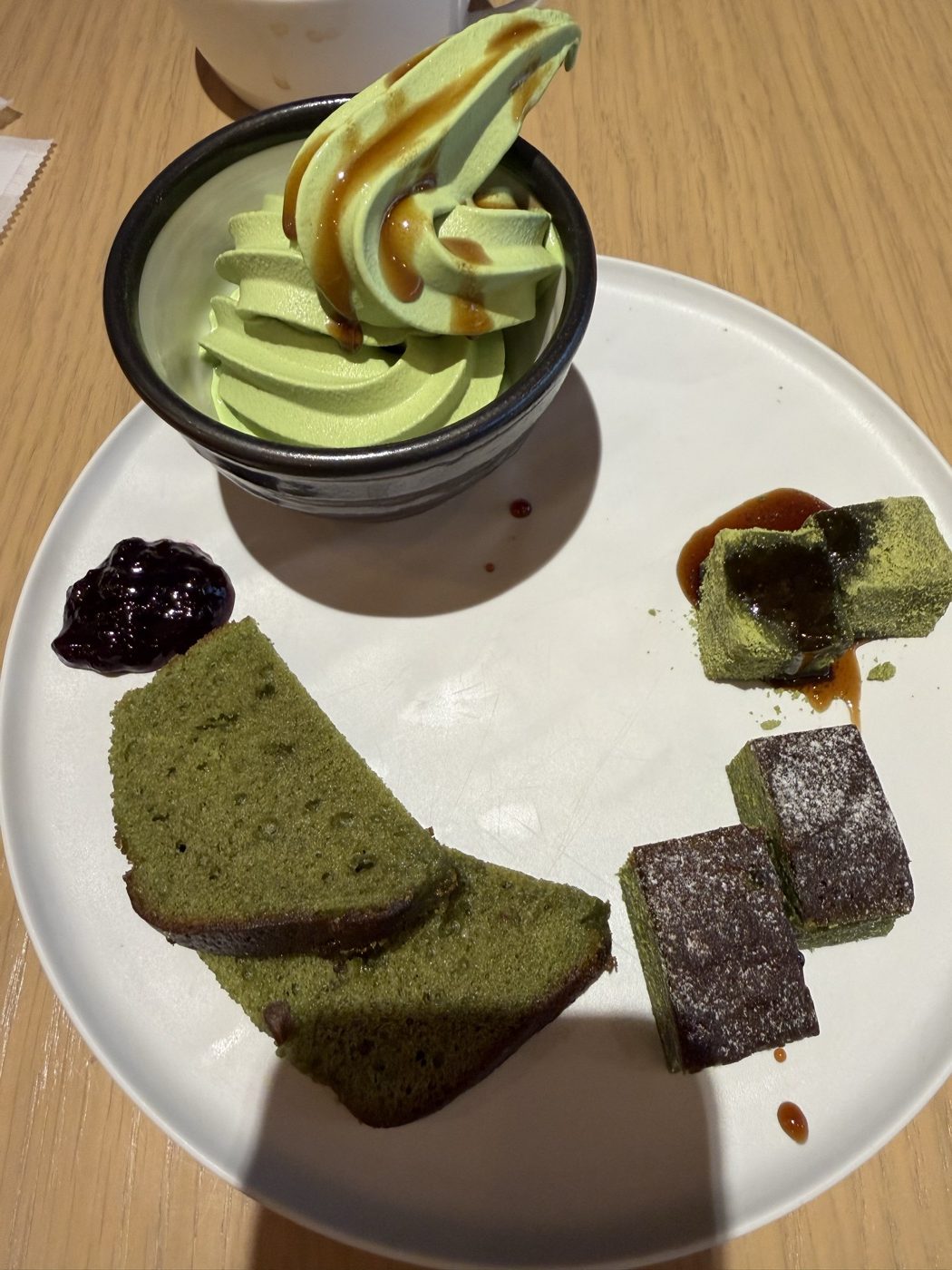 ダブルツリー京都駅前 朝食の抹茶尽くしデザート