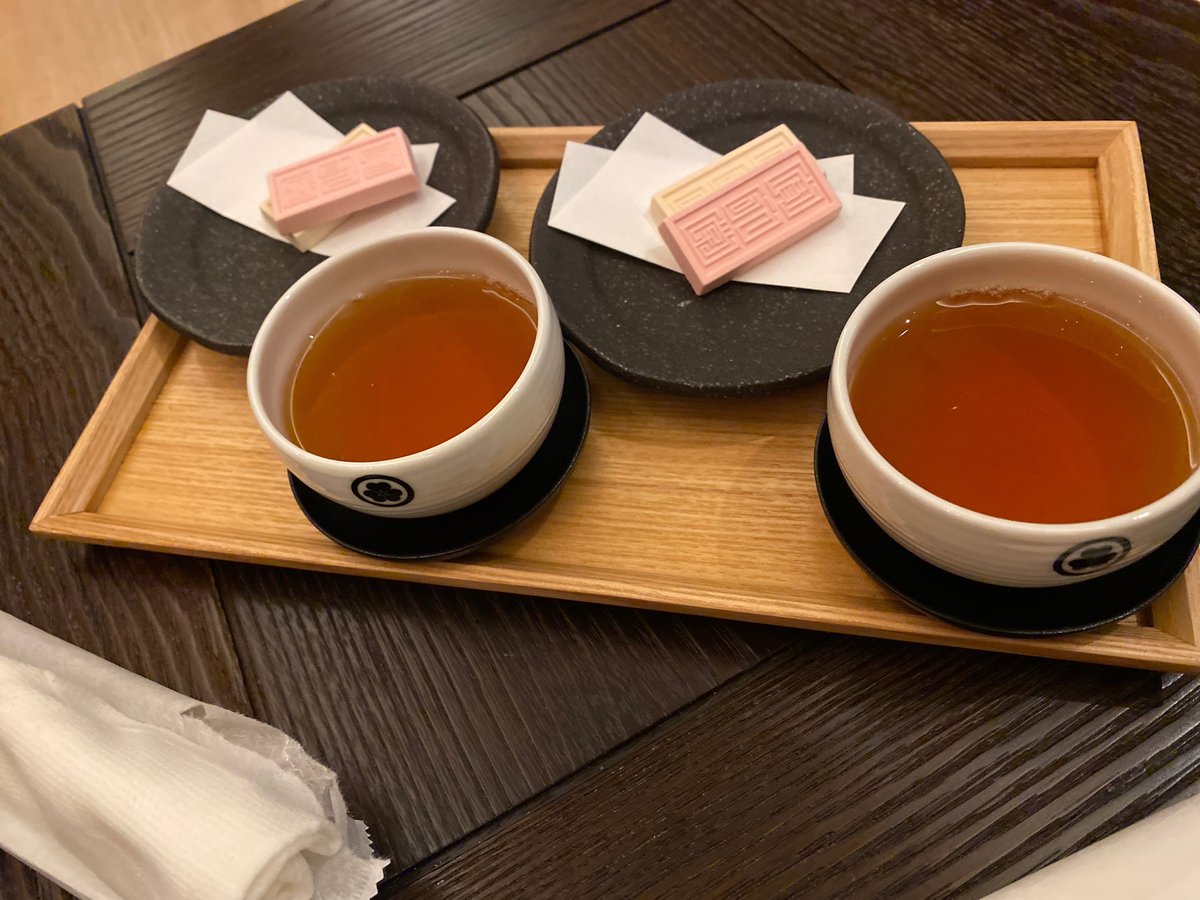 星のや東京 お茶とお菓子のおもてなし|本人撮影