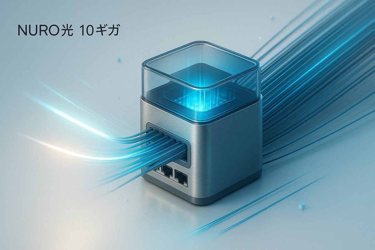 NURO光10ギガの高速回線イメージ