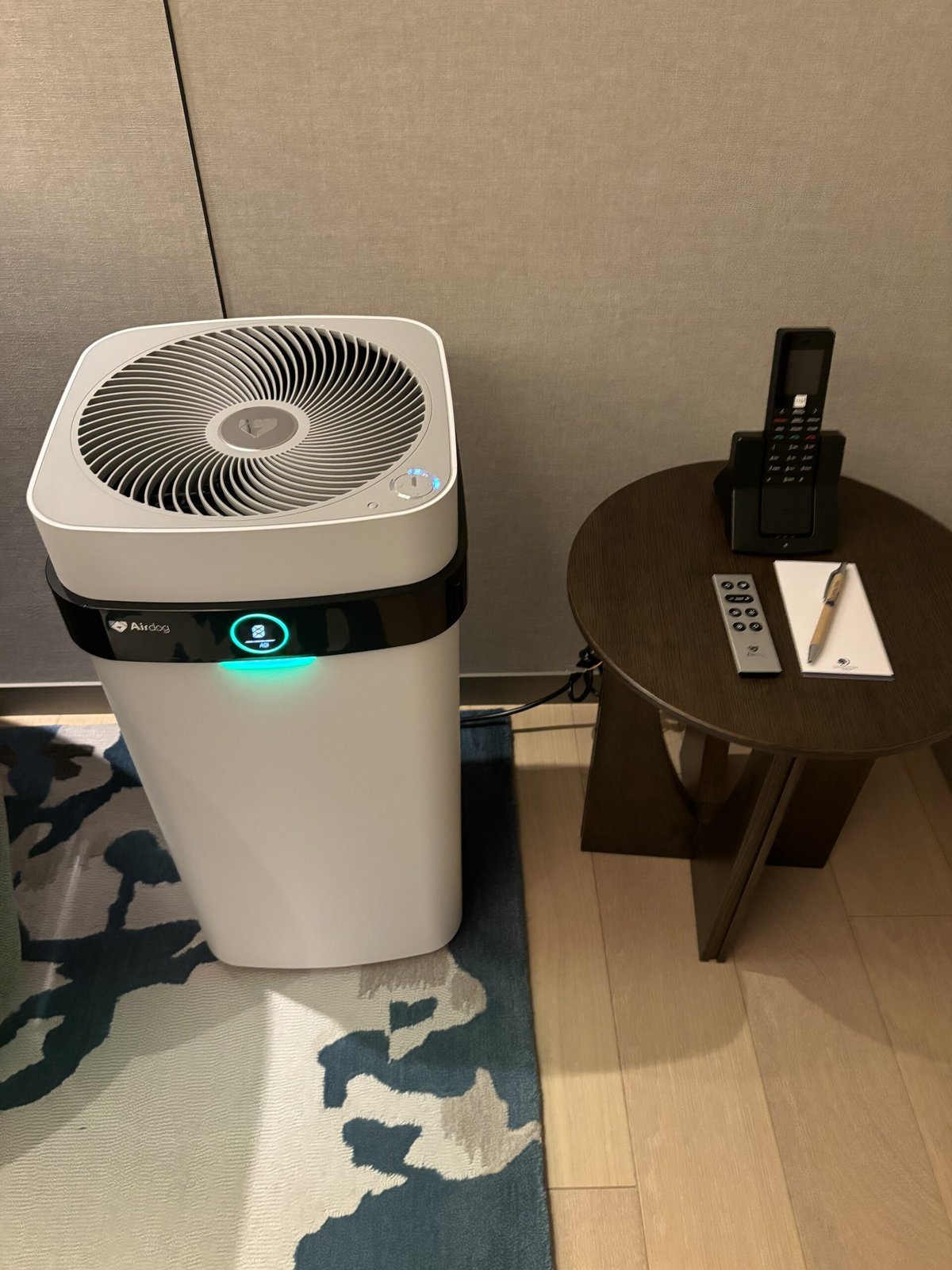 ダブルツリーbyヒルトン大阪城 Blueair空気清浄機