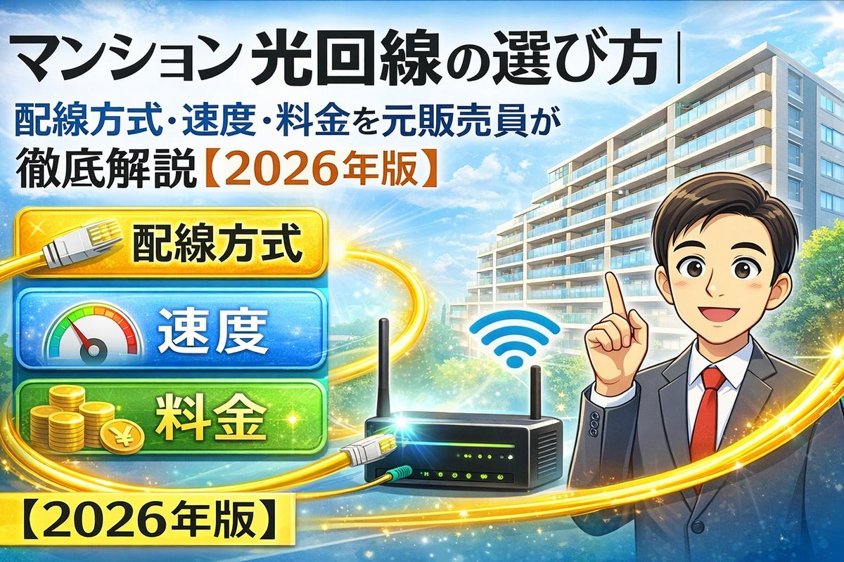 マンション光回線の選び方｜配線方式【元販売員5年】