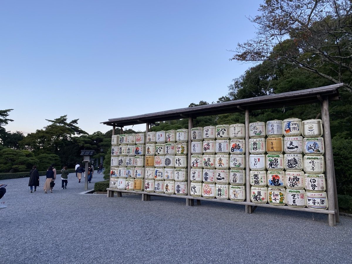 内宮の奉納酒樽